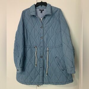 Torrid Denim Quilted Jacket